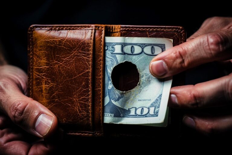 Banknoty z dziurkami w portfelach, doradcy finansowi zdradzają ukryty efekt